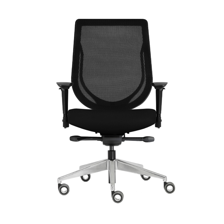 AllSeatingModel 84012 T2 BK 3EB SS HAB KD F ONIGHT AS <ul> <li>Available in multiple base and frame color configurations</li> <li>Featuring M-3 Mesh: Color Ebony | With Task 2 Arms</li> <li>All models come with a seat slider (2.5" range)</li> <li>Upgraded dual surface wheels for carpet and hardwood floors</li> <li>3 Weeks for production and about 1 week to be delivered.</li> </ul>