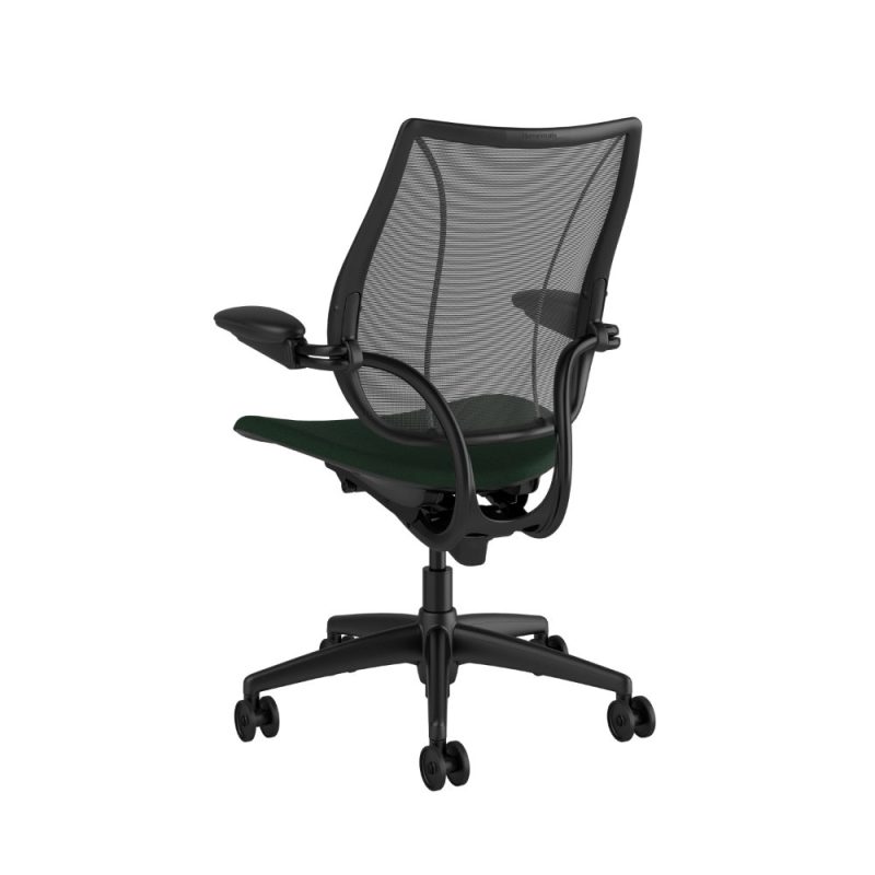 Humanscale liberty black frame carbon mesh balsam fabric 3 <ul> <li>Ergonomic Mesh Chair</li> <li>Adjustable Duron Arms</li> <li>Standard Foam Seat Pan</li> <li>Standard Cylinder 5"</li> <li>Standard Hard Casters</li> <li>Standard Matching Base</li> <li>Weight Capacity up to 300 lbs</li> </ul>