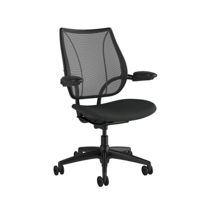 Humanscale-liberty-black-frame-carbon-mesh-graphite-fabric-2