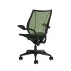 Humanscale liberty black frame green mesh balsam fabric 3 <ul> <li>Ergonomic Mesh Chair</li> <li>Adjustable Duron Arms</li> <li>Standard Foam Seat Pan</li> <li>Standard Cylinder 5"</li> <li>Standard Hard Casters</li> <li>Standard Matching Base</li> <li>Weight Capacity up to 300 lbs</li> </ul>