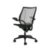Humanscale liberty black frame platinum mesh balsam fabric 3 <ul> <li>Ergonomic Mesh Chair</li> <li>Adjustable Duron Arms</li> <li>Standard Foam Seat Pan</li> <li>Standard Cylinder 5"</li> <li>Standard Hard Casters</li> <li>Standard Matching Base</li> <li>Weight Capacity up to 300 lbs</li> </ul>