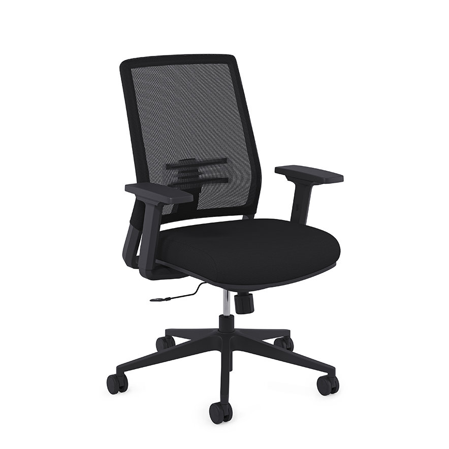 @nce 206 office chair profile view
